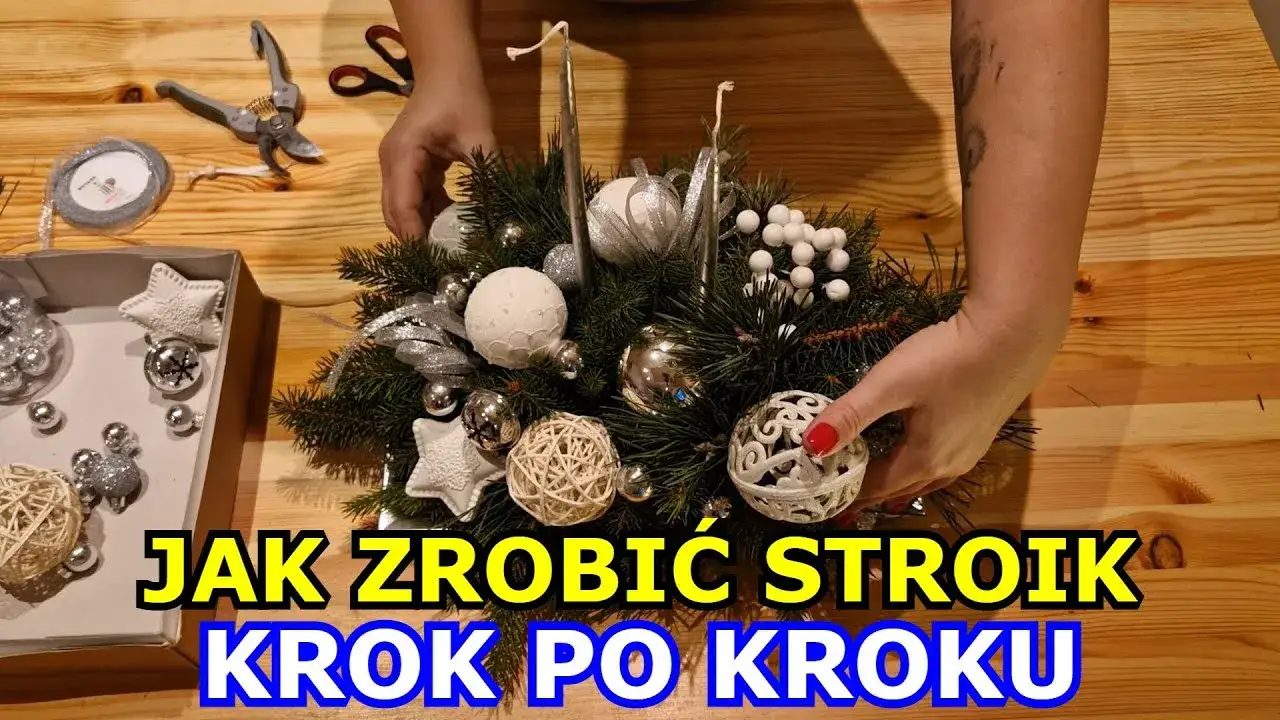 Zdjęcie Jak zrobić stroik świąteczny na stół, który zachwyci gości