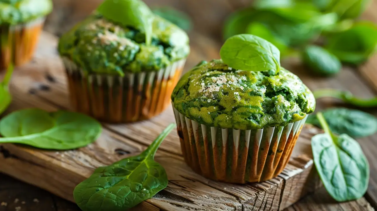 Zdjęcie Muffiny szpinakowe BLW: Idealne dla małych odkrywców smaku