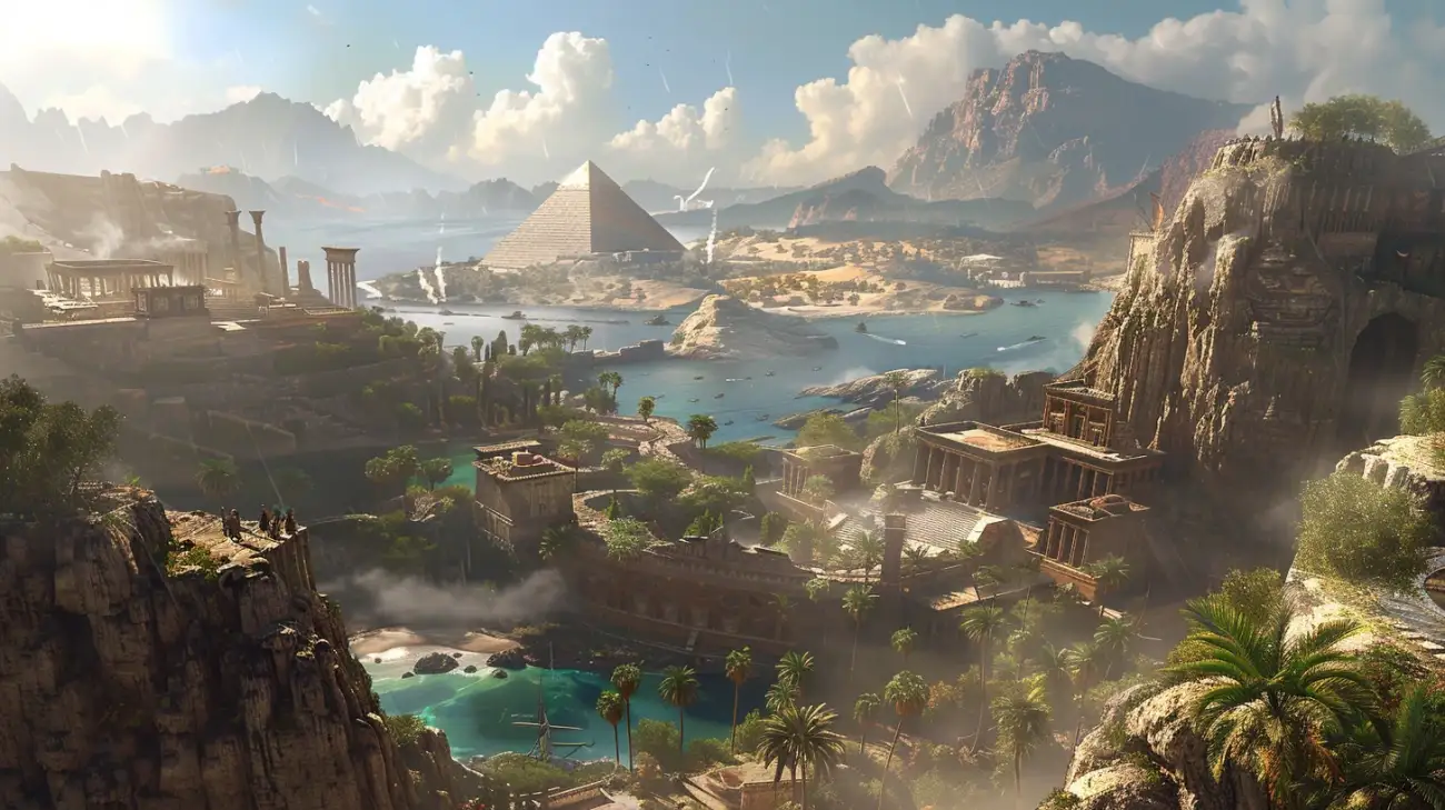Zdjęcie Mapy Assassin's Creed Origins i Odyssey - które są większe?