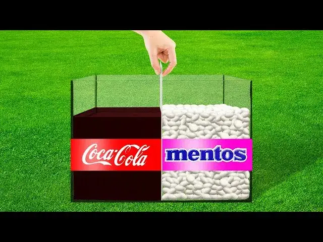 Zdjęcie Eksperymenty z colą: Jak stworzyć spektakularny wybuch z Mentosami