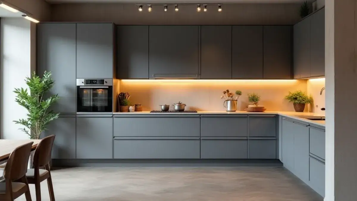 Zdjęcie Jakie blaty do szarej kuchni wybierać, aby uniknąć błędów?