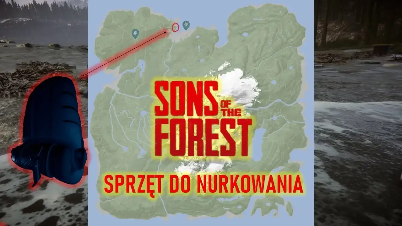 Zdjęcie The Forest: Znajdź sprzęt do nurkowania i odkryj podwodne tajemnice