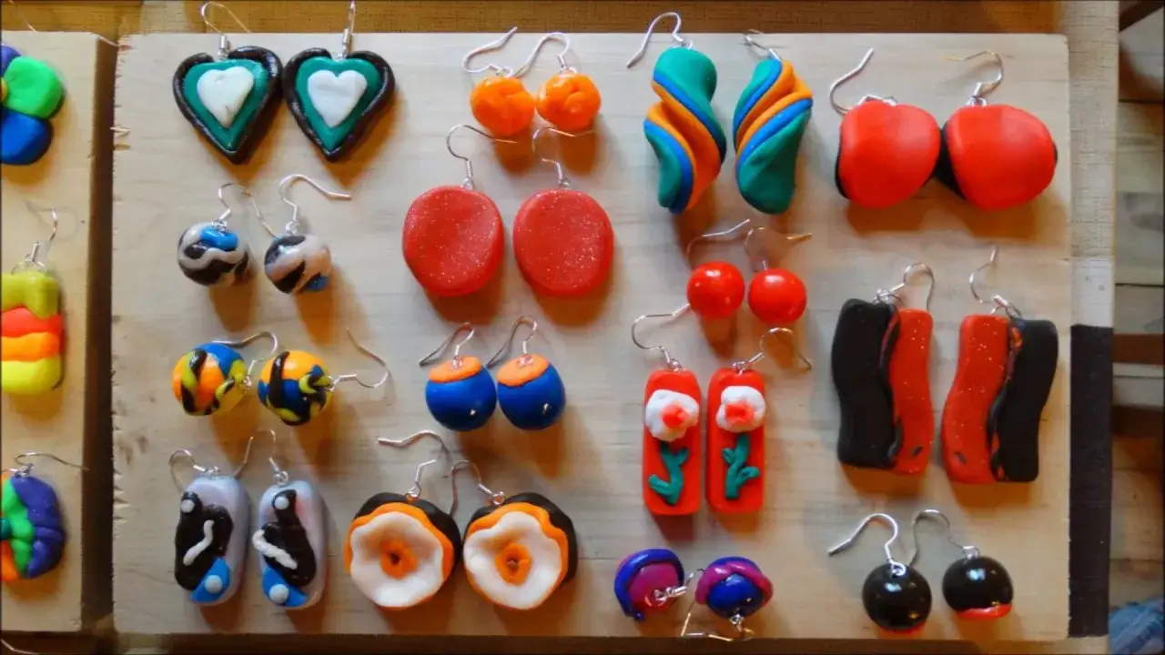 Zdjęcie Jak zrobić kolczyki z modeliny krok po kroku - prosty tutorial DIY