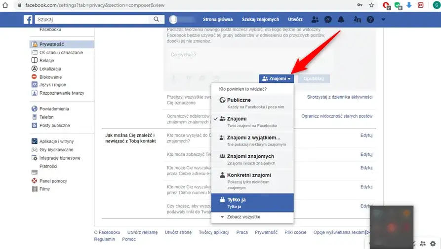 Zdjęcie Jak wejść na priv na Facebooku i nie przegapić ważnych wiadomości
