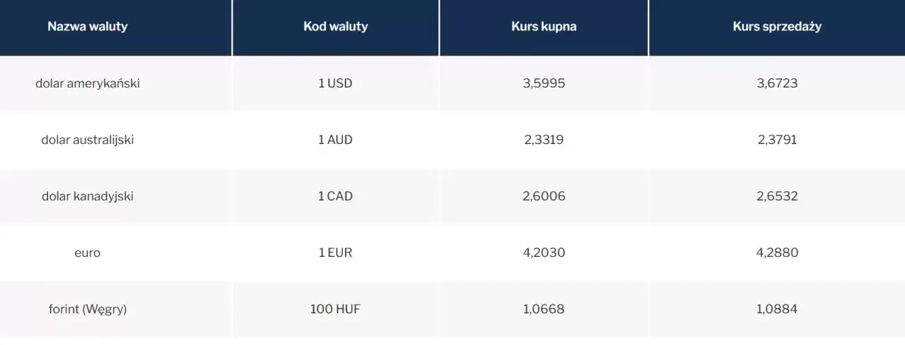 Zdjęcie Aktualne ceny walut w Polsce: kursy kupna i sprzedaży NBP 2025