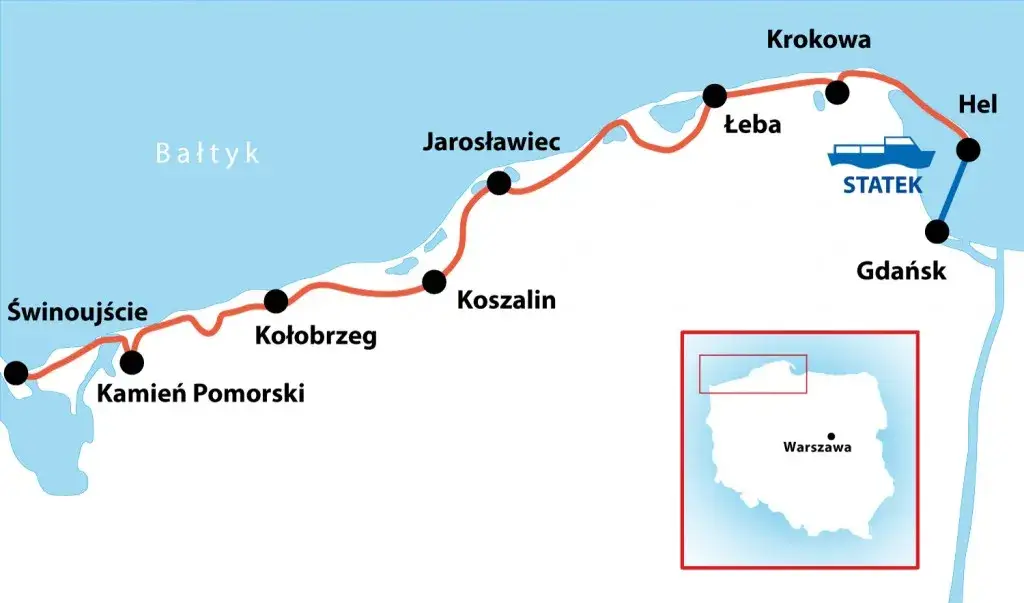 Zdjęcie Najlepsze trasy rowerowe w Gdańsku - mapa, atrakcje i porady