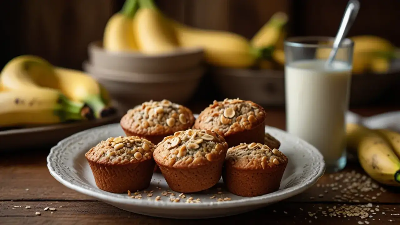 Zdjęcie Jak zrobić fit babeczki bananowe? Zdrowy przepis na przekąskę