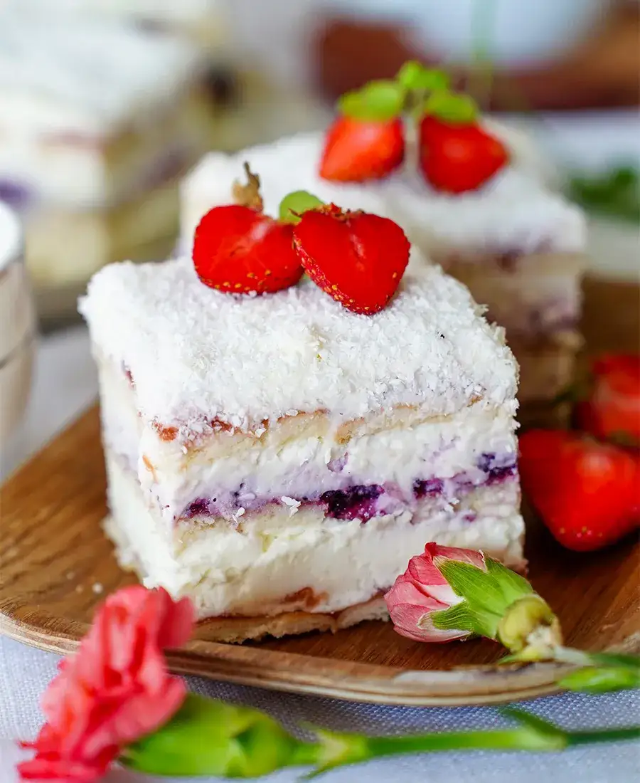 Zdjęcie Przepis na ciasto biała dama bez pieczenia – łatwe i pyszne deserowe chwile