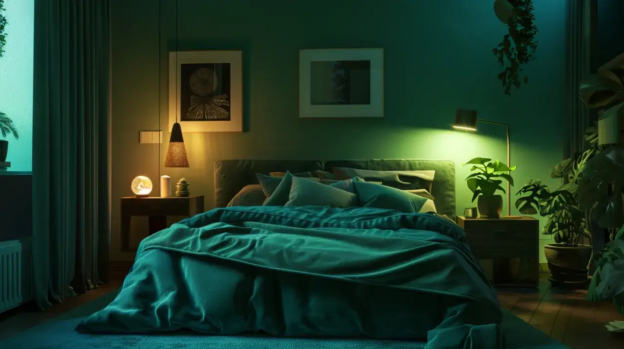 Zdjęcie Pościel ciemna zieleń: Jak pościel ciemna zieleń odmieni Twoją sypialnię?