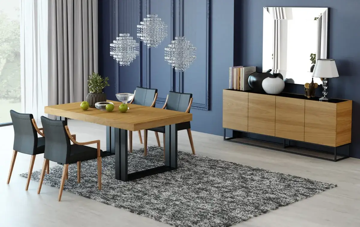 Zdjęcie Ile miejsca potrzeba na stół z krzesłami, aby uniknąć tłoku?