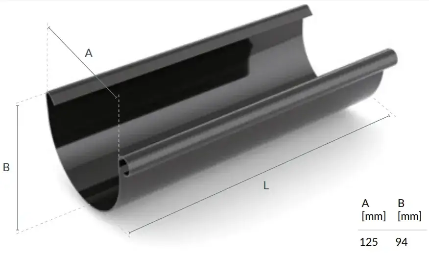 Zdjęcie Jaka rynna 100 czy 125 mm? Wybierz idealną szerokość do dachu