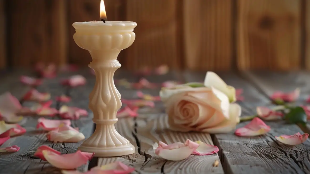 Zdjęcie Świeczniki porcelanowe - subtelna i nastrojowa dekoracja wnętrza