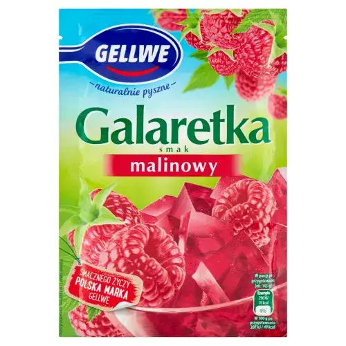 Zdjęcie Ile kcal ma galaretka malinowa? Zaskakujące wartości odżywcze!