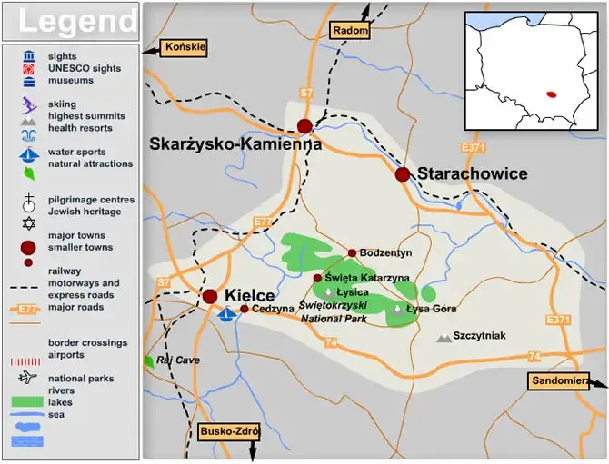 Zdjęcie G&oacute;ry Świętokrzyskie: jak dojechać? Przewodnik po transporcie