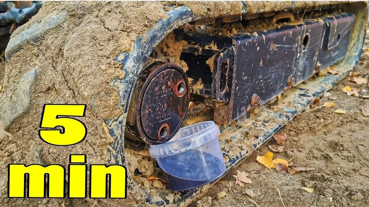 Zdjęcie Jak sprawdzić poziom oleju hydraulicznego w koparce: 8 kroków