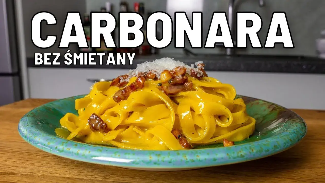 Zdjęcie Przepis na spaghetti carbonara od Anii Gotuje - bez śmietany i z pasją