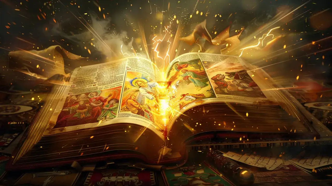 Zdjęcie Komiks Biblia - reinterpretacja starożytnych opowieści w formie komiksu.