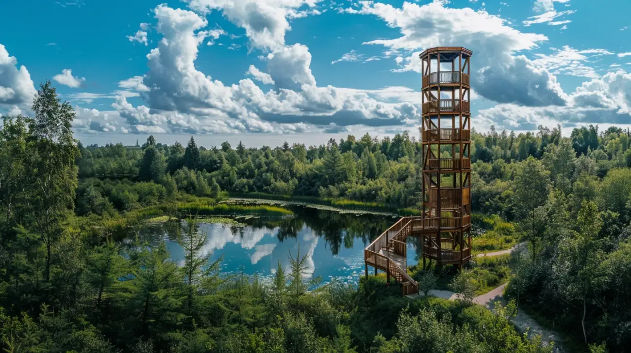 Zdjęcie Kaszubskie wieże widokowe: podziwiaj naturalne piękno z wysoka