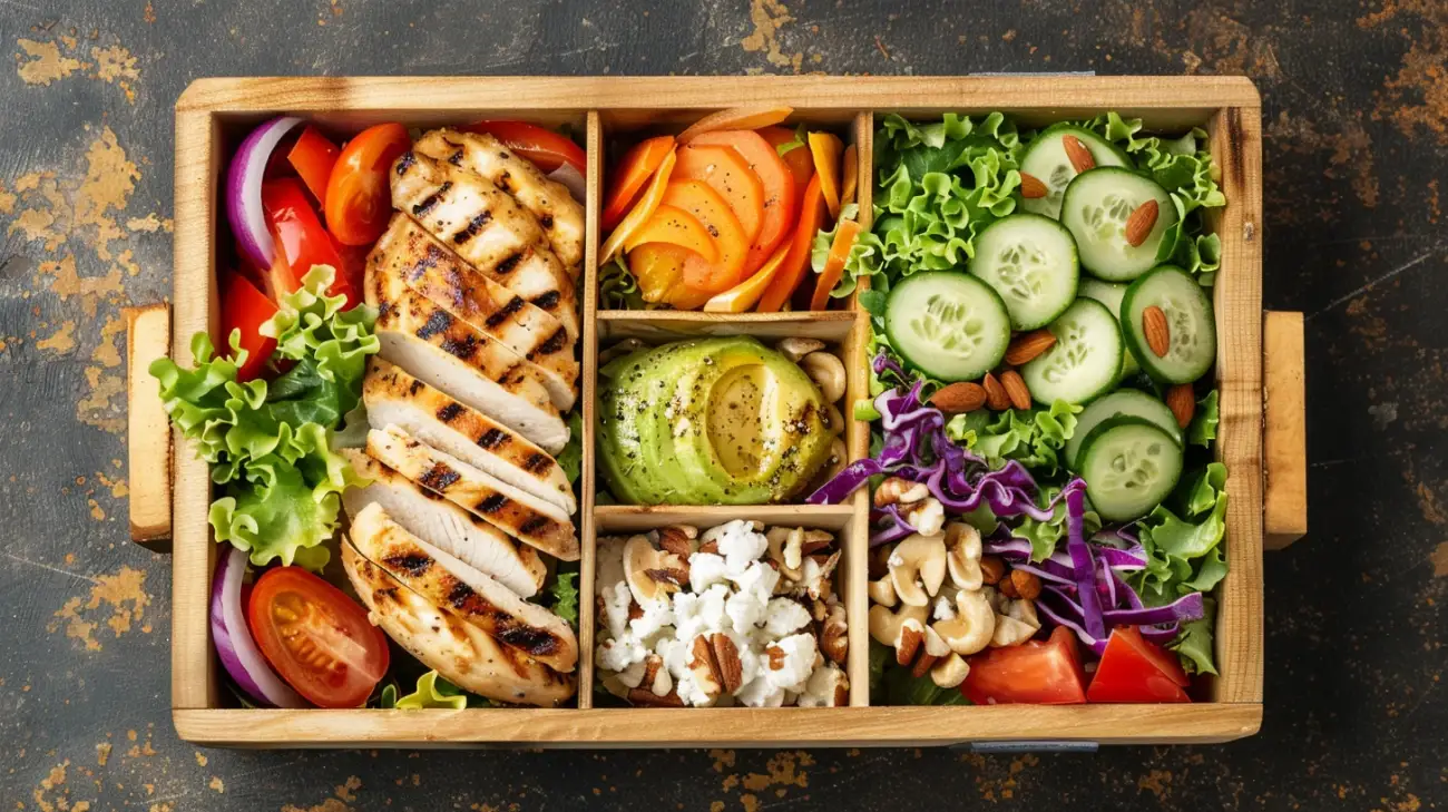 Zdjęcie 9 pomysłów na zdrowy posiłek w lunch boxie - sałatka idealna