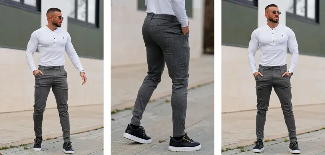 Zdjęcie Pantalones grises: Combina y crea looks impecables para cada ocasi&oacute;n