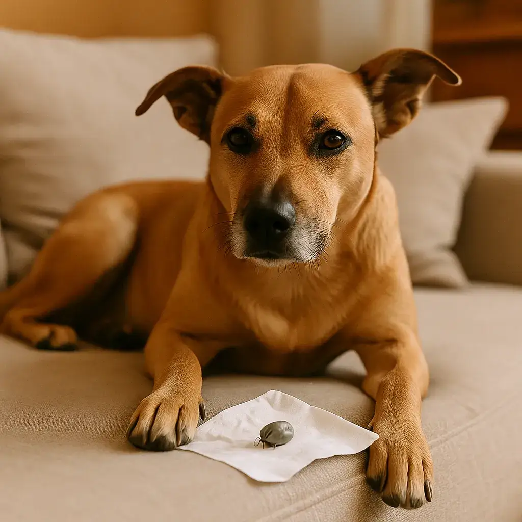 Zdjęcie Po jakim czasie odpada kleszcz u psa i jak uniknąć zagrożeń