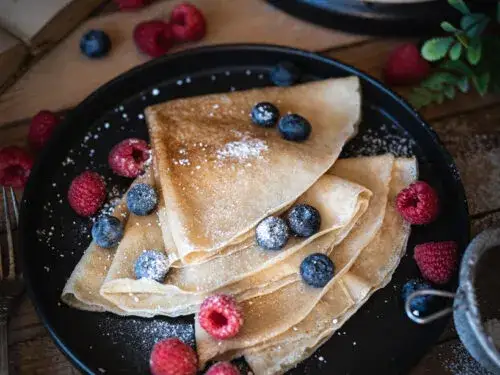 Zdjęcie Prosty przepis na naleśniki bezglutenowe bez jajek i mleka