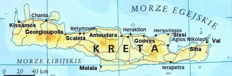 Zdjęcie Gdzie leży wyspa Kreta? Odkryj jej niezwykłe położenie w Europie