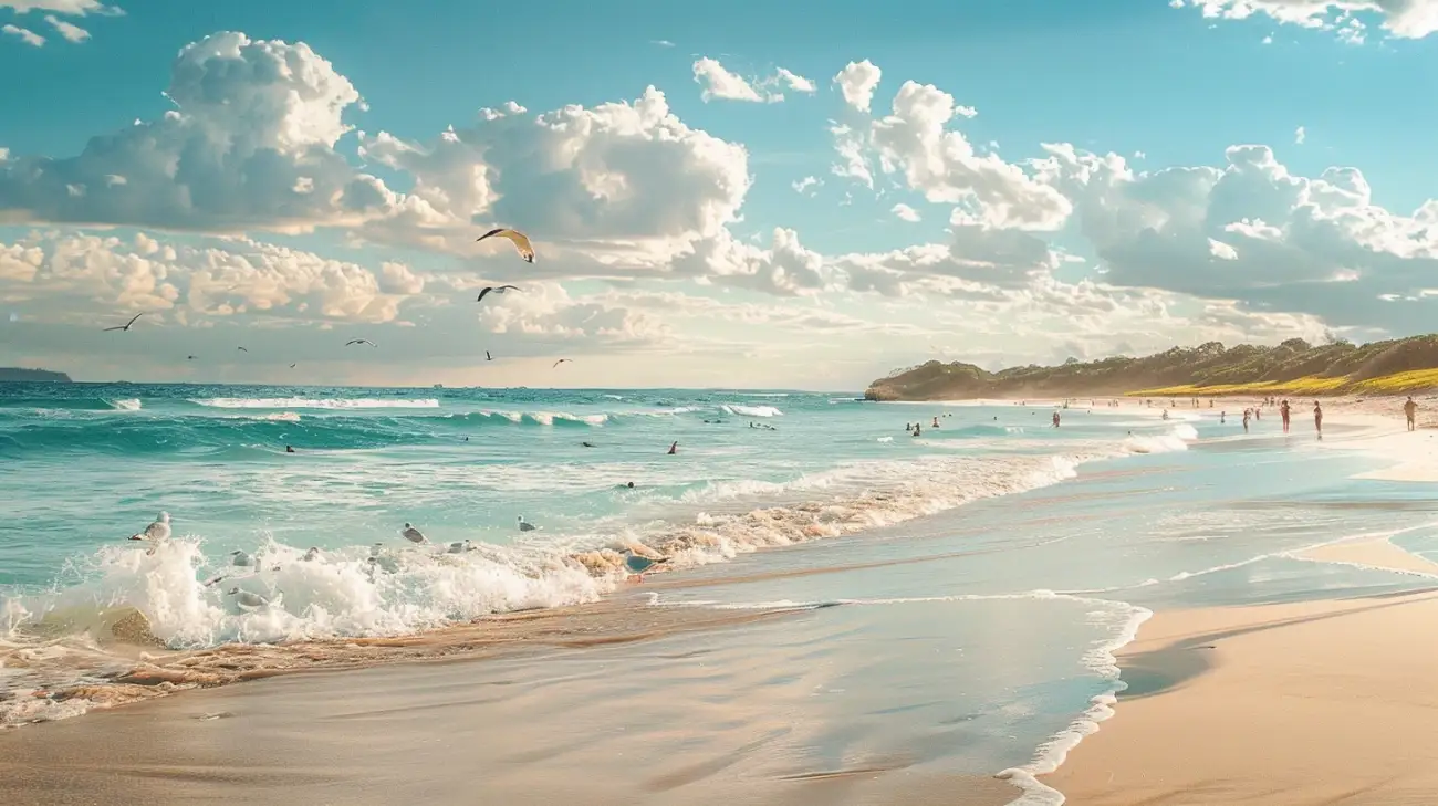 Zdjęcie Plaża w Orzechowie: Doskonałe miejsce dla rodzinnych kąpieli 