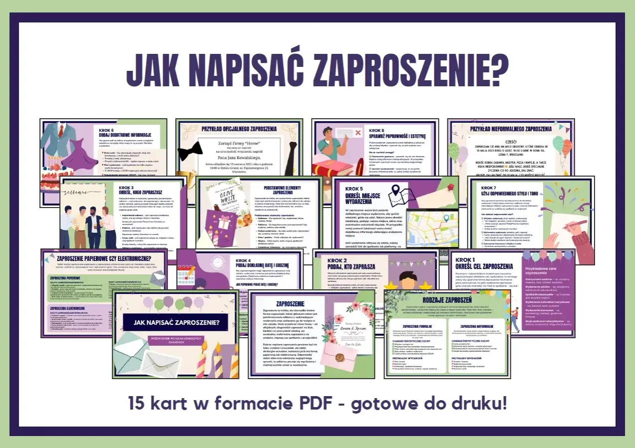 Zdjęcie Jak się pisze zaproszenie? Kluczowe elementy i praktyczne wskazówki
