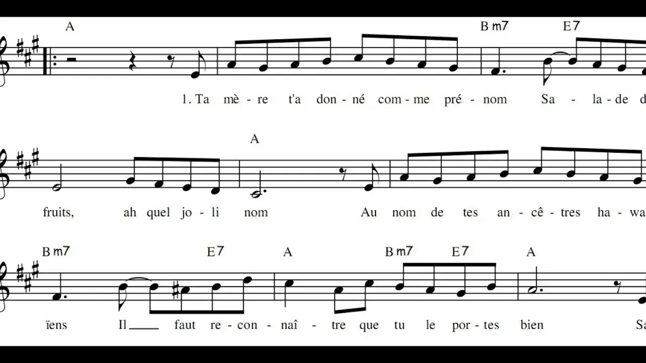 Zdjęcie Salade de fruits Bourvil : l'histoire touchante d'une chanson emblématique