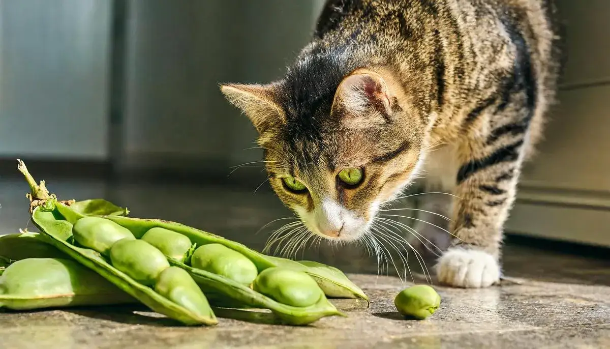 Zdjęcie Czy koty mogą jeść bób: Kompletny poradnik bezpiecznego żywienia pupila