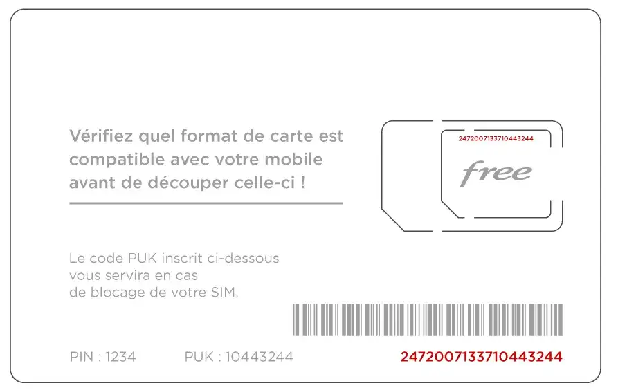 Zdjęcie Comment activer ma carte sim Free facilement et sans erreur