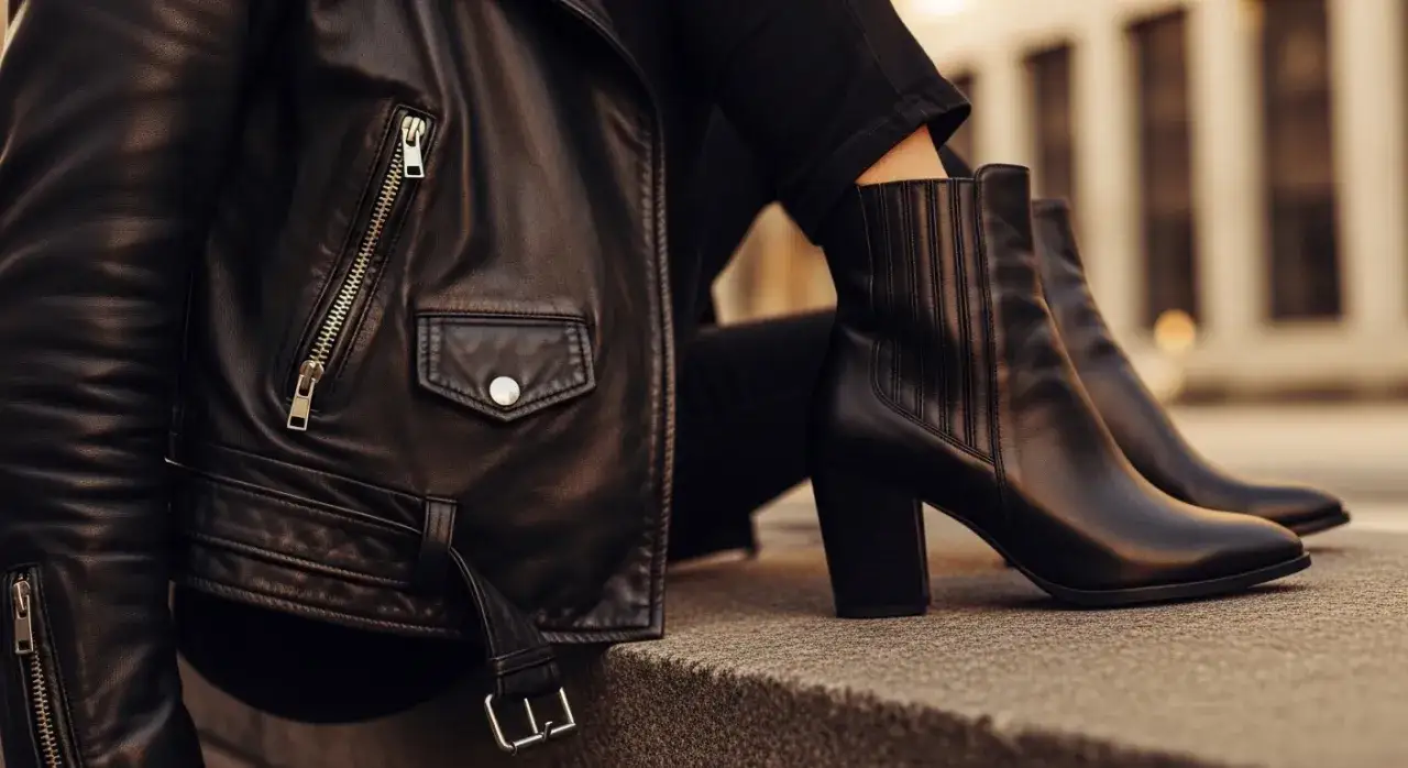 Zdjęcie Jakie buty do ramoneski damskie - idealne połączenia, które zachwycą