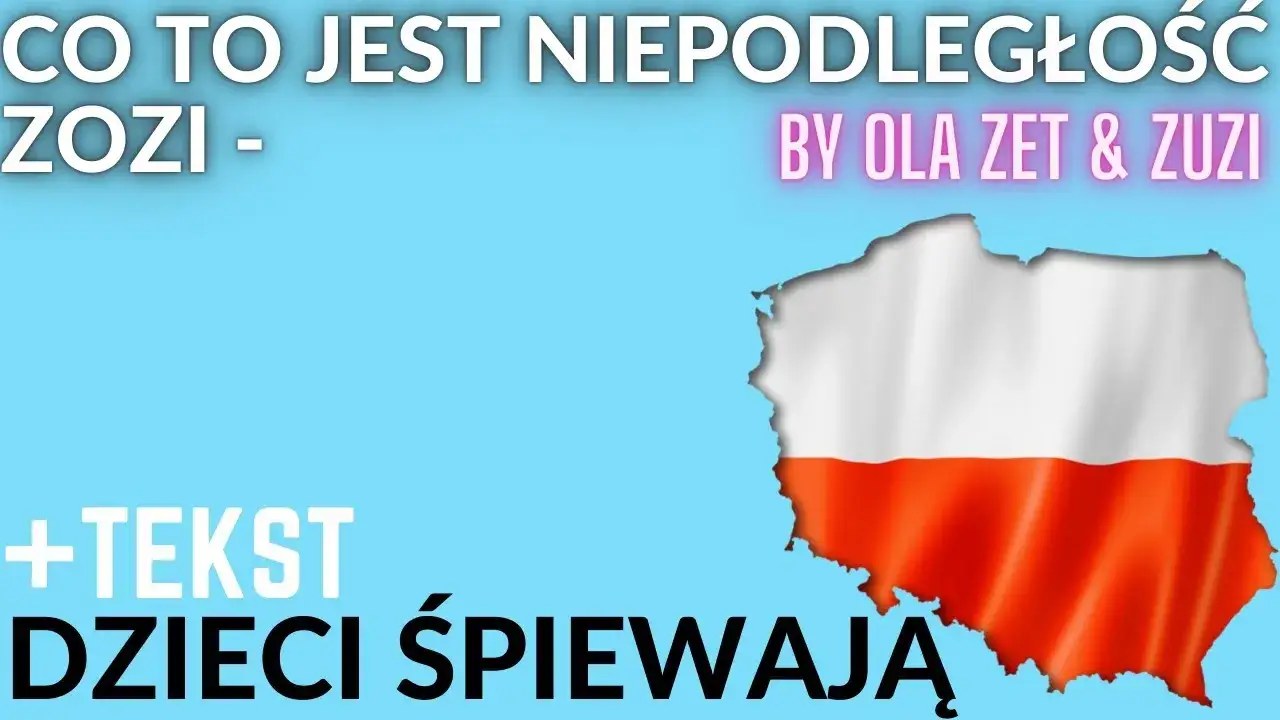Zdjęcie Podkład muzyczny ZoZi - jak piosenka Co to jest niepodległość uczy o wolności