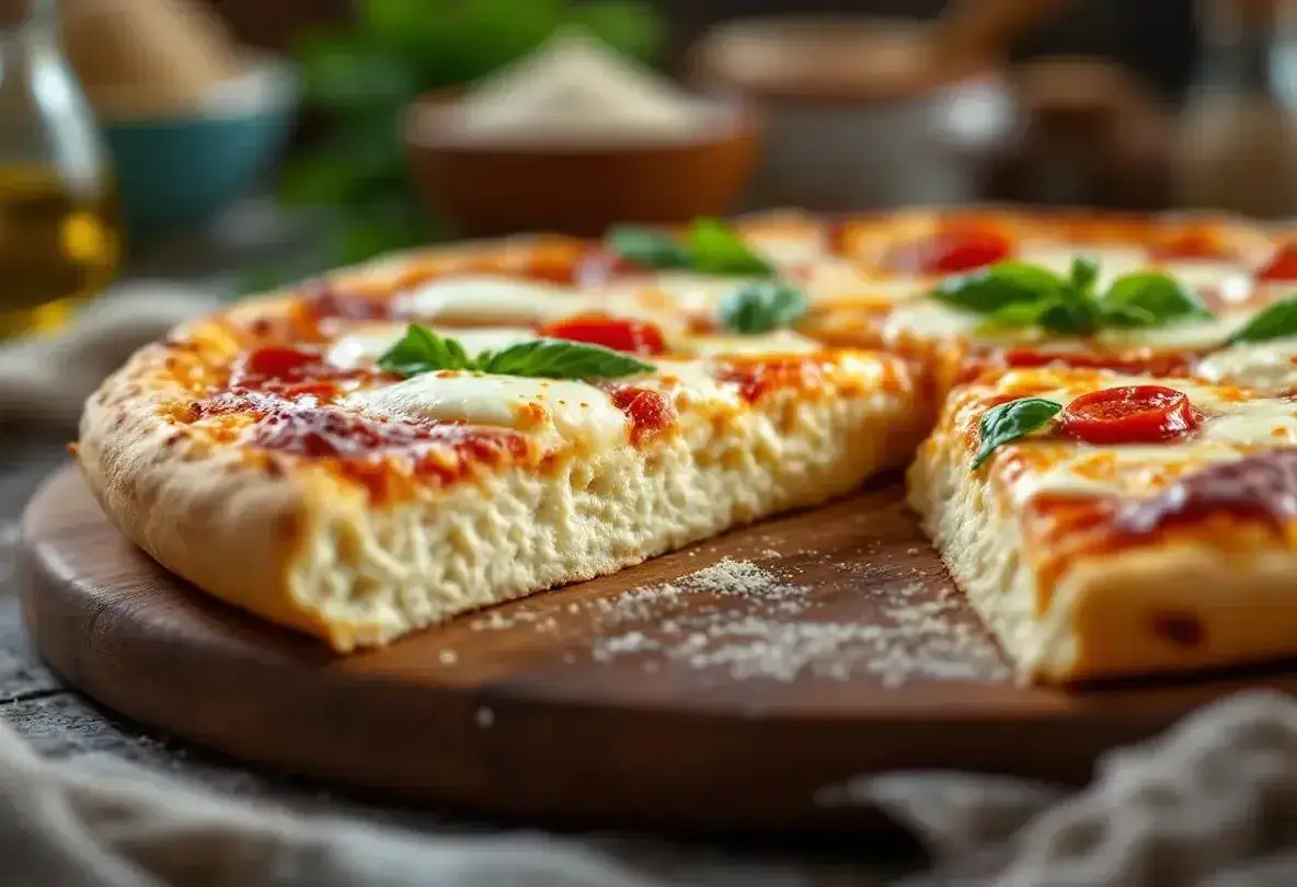 Zdjęcie Recette pizza maison facile: le secret d'une p&acirc;te et cuisson r&eacute;ussies
