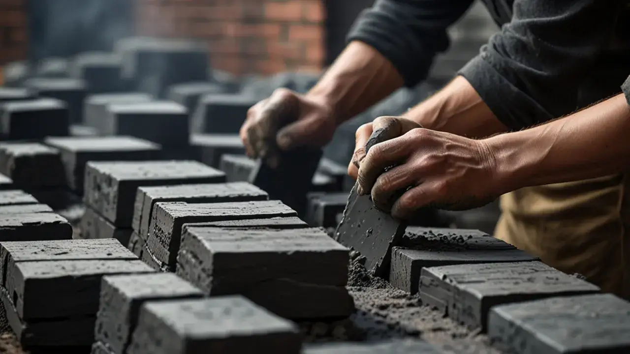 Zdjęcie Jak zrobić łupkowe cegły i stworzyć trwały materiał budowlany