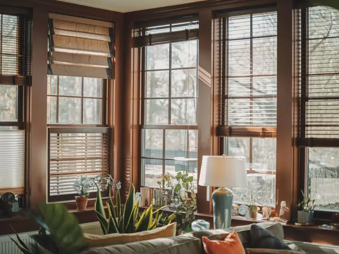 Zdjęcie Jaki kolor żaluzji do brązowych okien, aby uniknąć błędów w dekoracji?