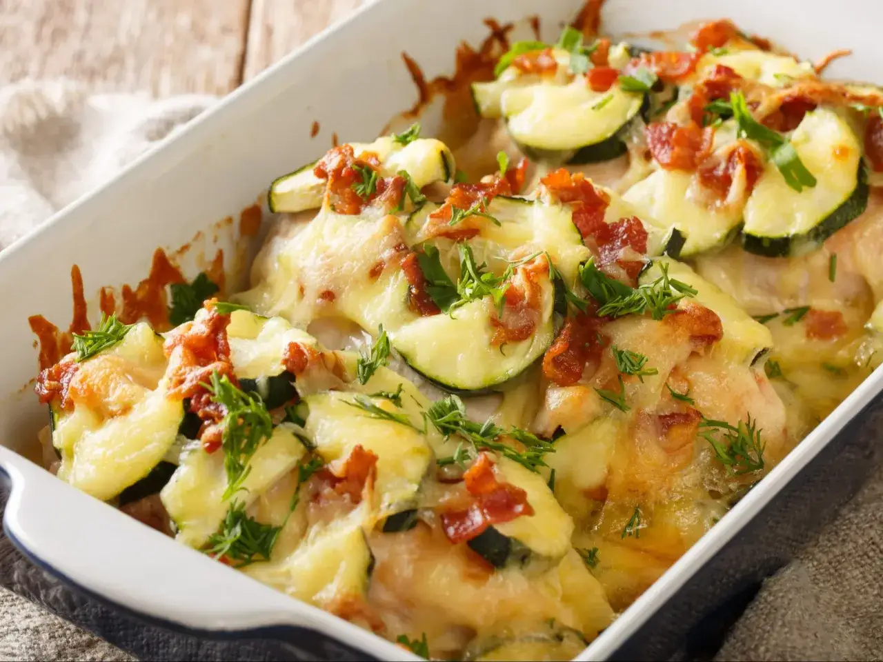 Zdjęcie Jak ugotować kurczaka z cukinią? Pełnowartościowy obiad w 30 min