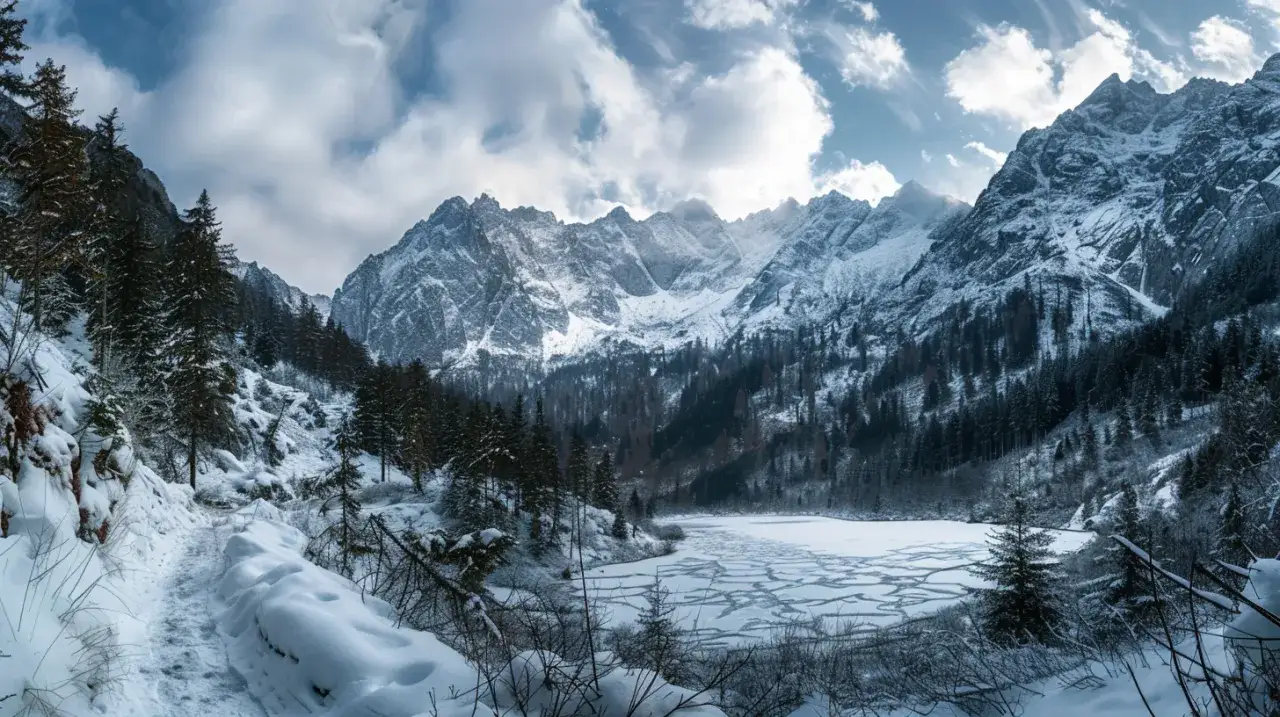 Zdjęcie Dolina Gąsienicowa zimą: Magia czy niebezpieczeństwo w Polsce?