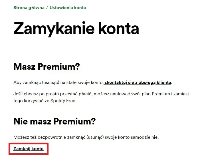 Zdjęcie Jak usunąć konto na Spotify - skuteczny poradnik krok po kroku