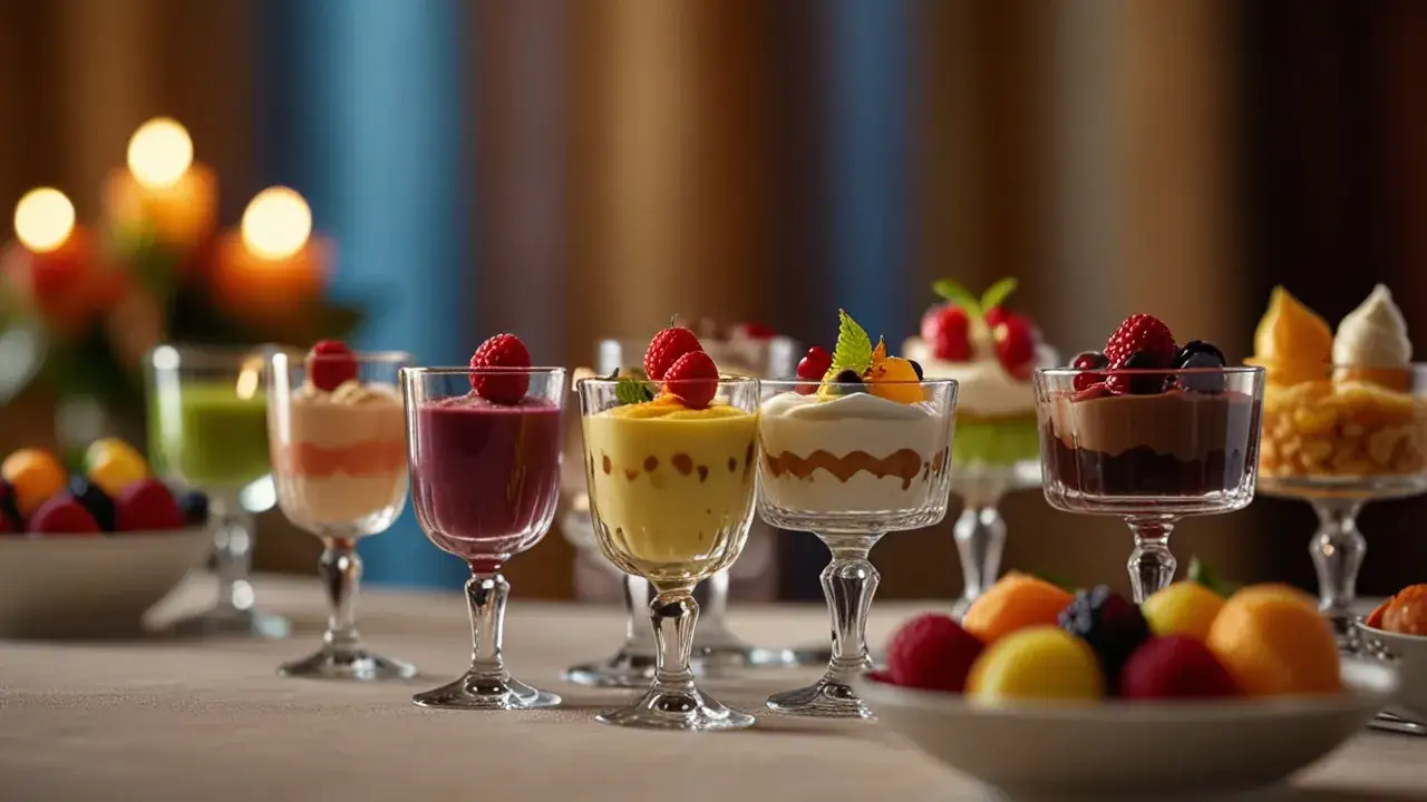 Zdjęcie Eleganckie małe szklaneczki na desery: Opcje, które zachwycą Twoich gości