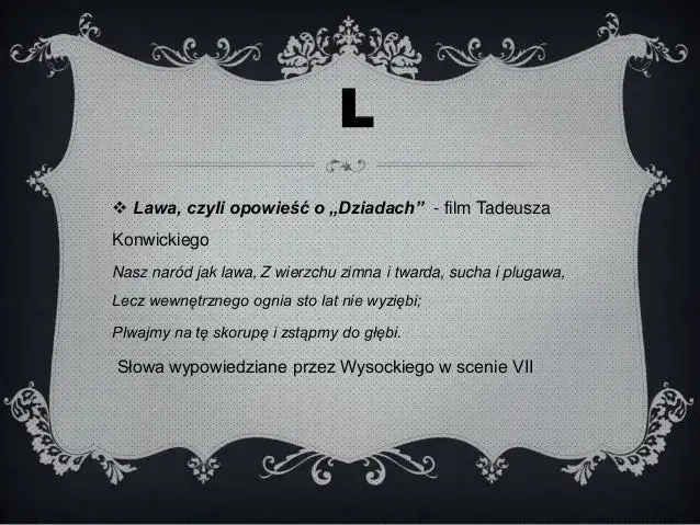 Zdjęcie Naród jak lawa interpretacja cytatu – znaczenie, symbolika i kontekst w Dziadach
