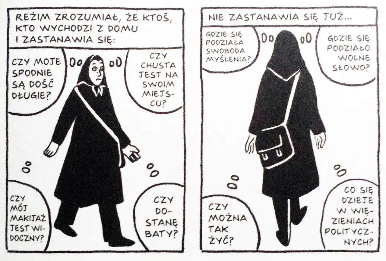 Zdjęcie Persepolis - wstrząsająca historia młodej Iranki w formie komiksu