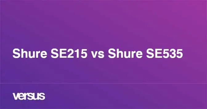 Zdjęcie Shure SE535 vs SE215:oto  porównanie słuchawek dokanałowych