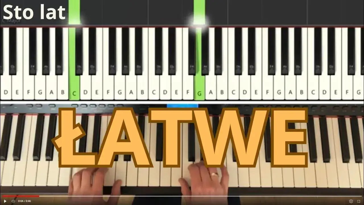 Zdjęcie Jak łatwo zagrać 100 lat na pianinie – nuty, akordy i porady dla początkujących