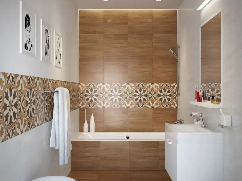 Zdjęcie Płytki jak boazeria: rewolucyjny sposób na stylowe i tanie wykończenie ścian