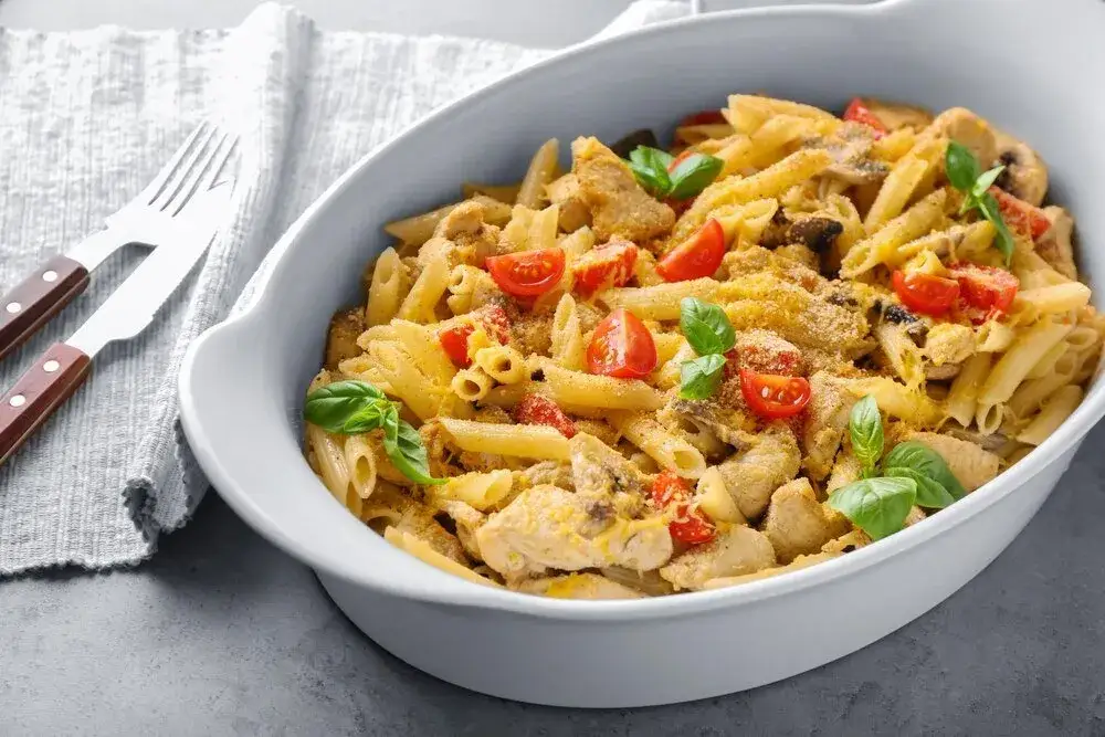 Zdjęcie Penne w sosie pieczarkowym – szybki przepis na pyszne danie