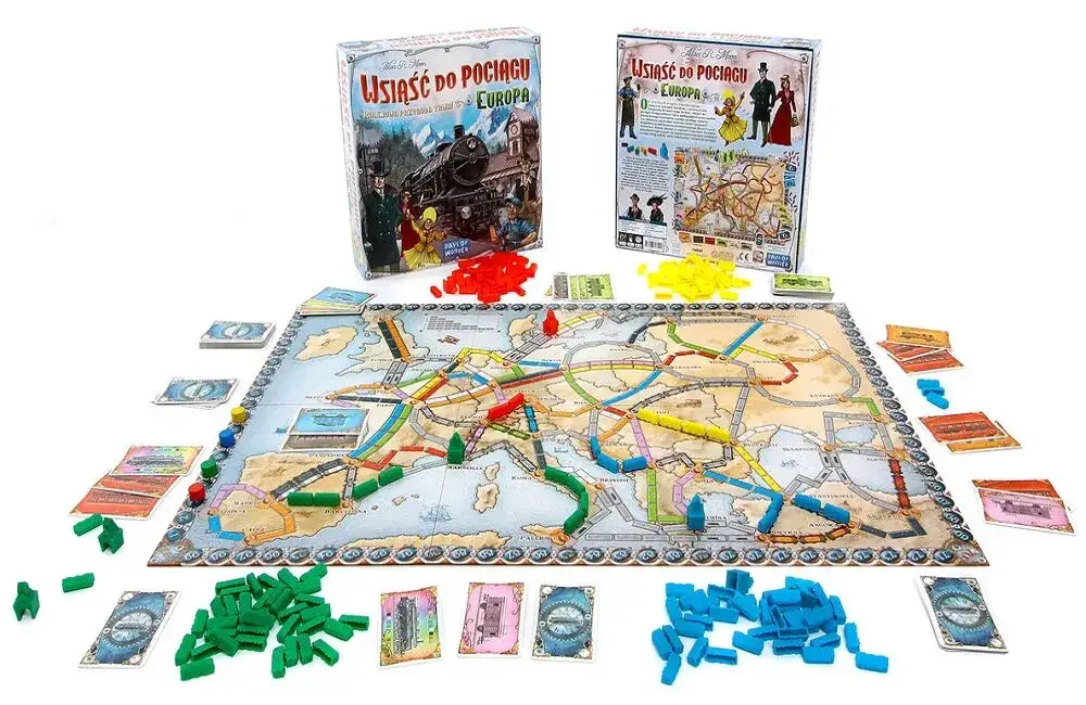 Zdjęcie Rebel gra planszowa Wsiąść do pociągu Europa – czy rozszerzenie zmienia rozgrywkę?