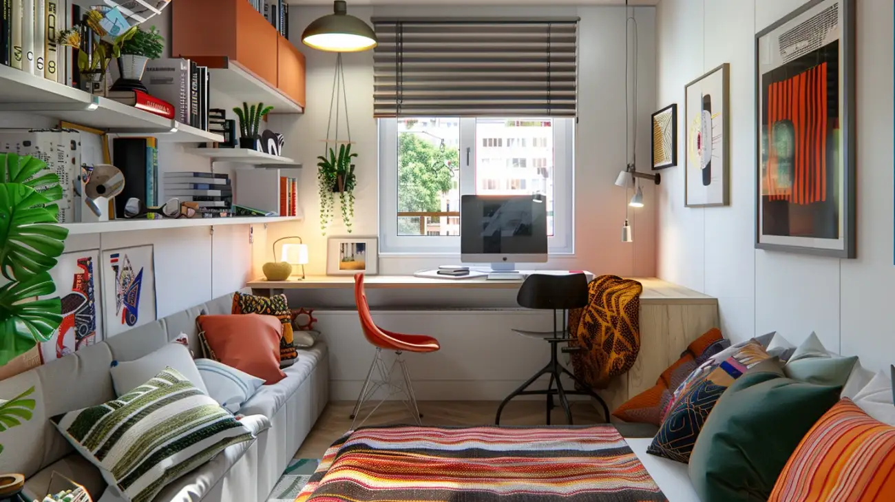 Zdjęcie 15 pomysłów na aranżację wnętrza małego pokoju dla nastolatka