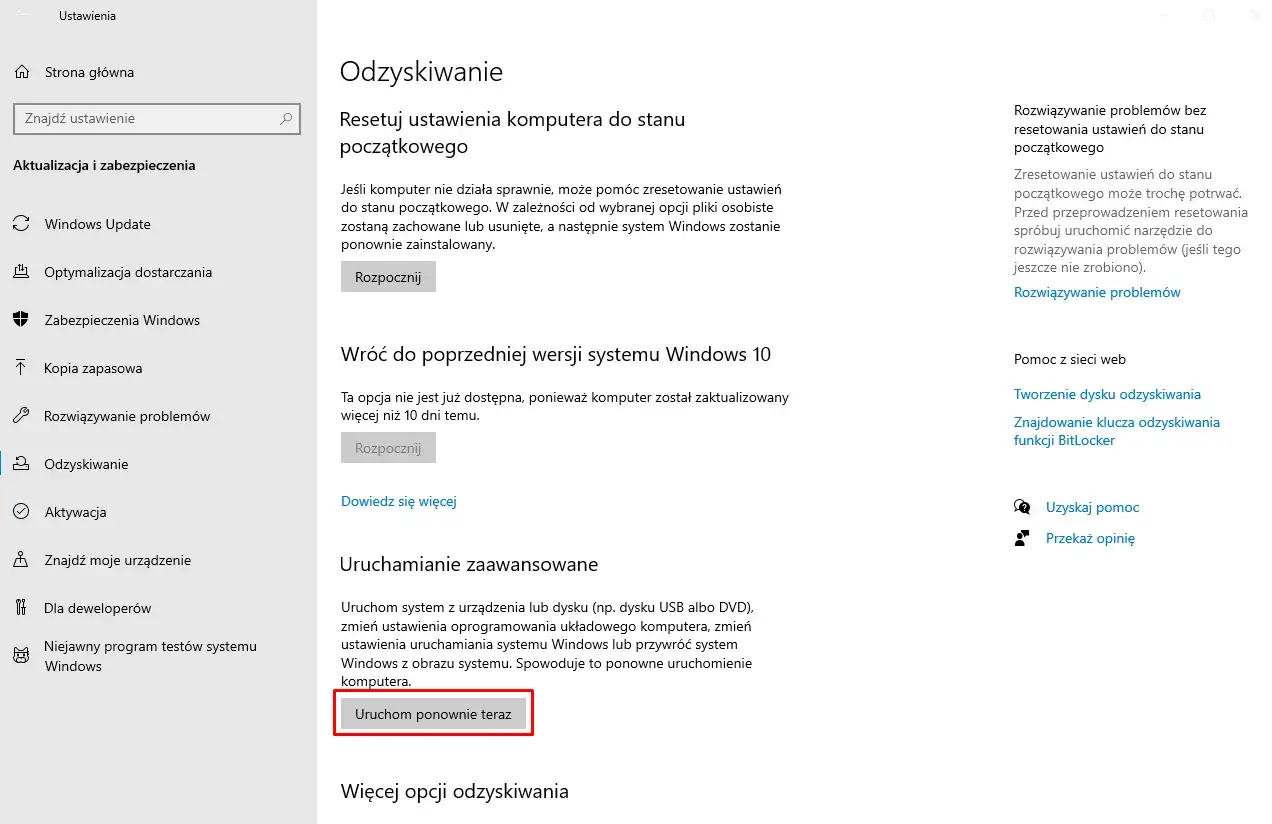 Zdjęcie Jak uruchomić Windows 10 w trybie awaryjnym i naprawić problemy z systemem